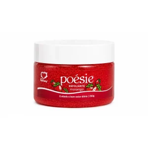 Esfoliante morango poésie